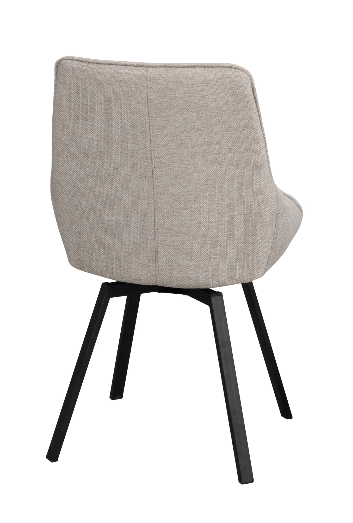 ALISON Swivel Beige Set of 2 Chairs