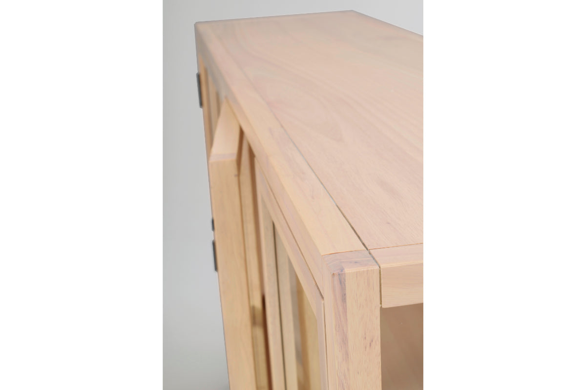 MARSHALLE Wood Glass Cabinet 85CM