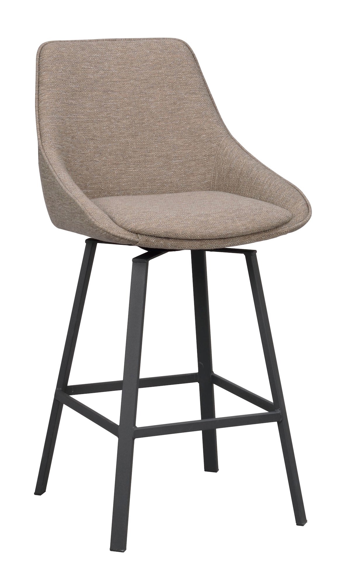 ALISON Bar Chair Dark Beige, Swivel