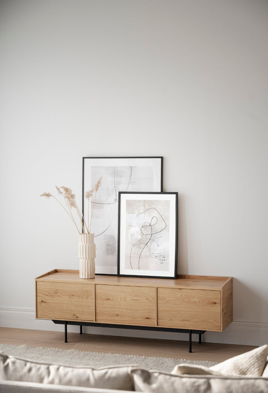 BREWERTON Oak TV Unit 160CM