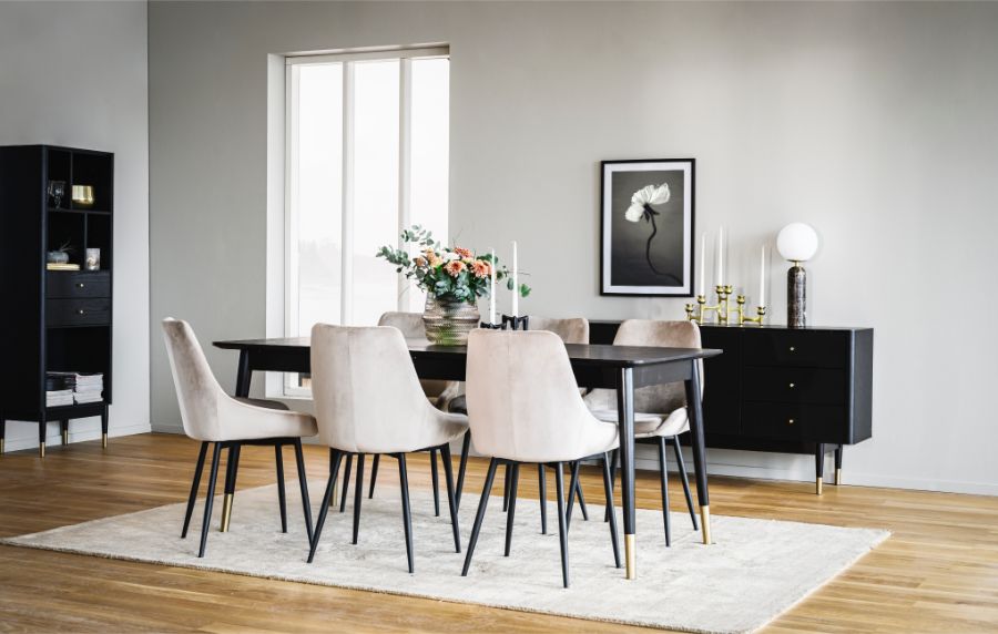 Set 2 Scaune SIERRA Catifea