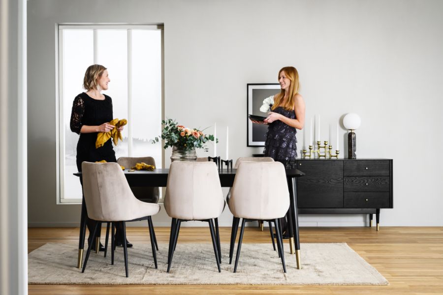 Set 2 Scaune SIERRA Catifea