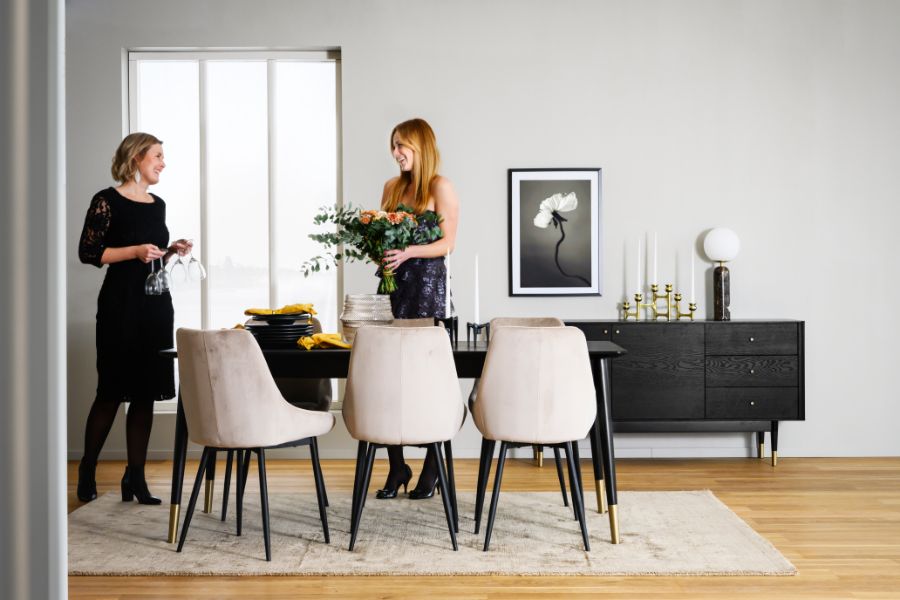 Set 2 Scaune SIERRA Catifea