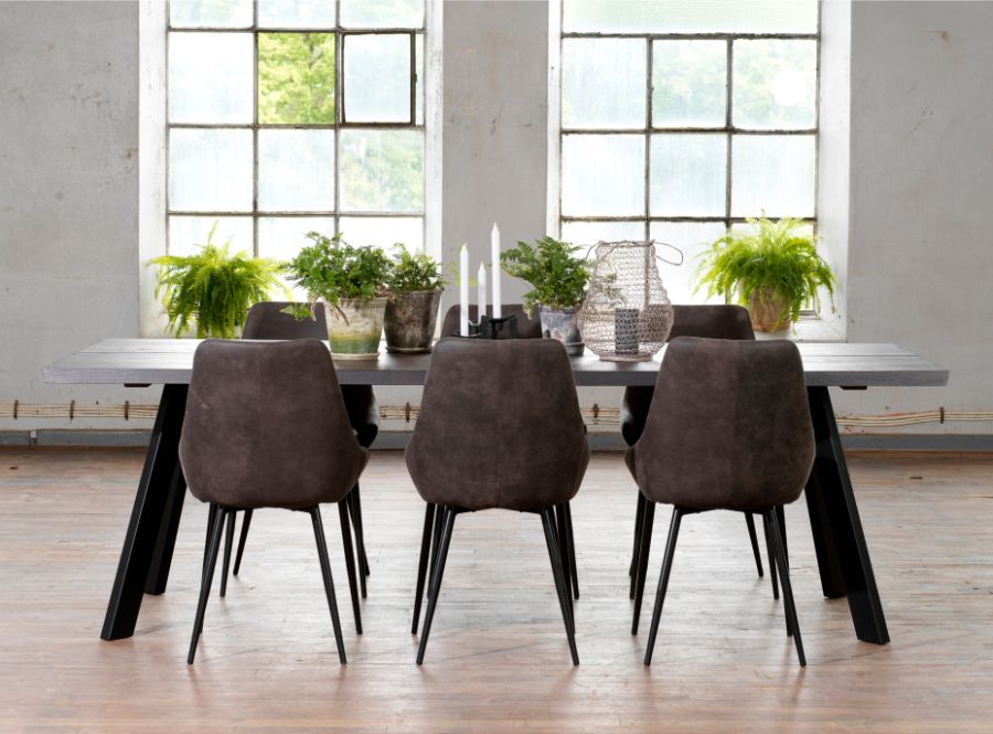 Set 2 Scaune SIERRA Catifea