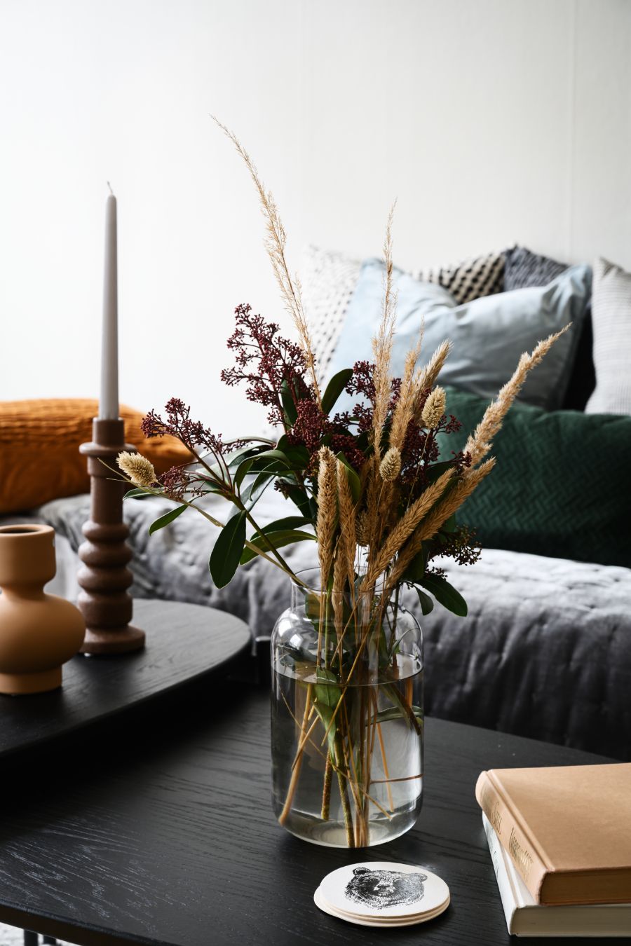 Masuta de cafea rotunda SKYE 89CM