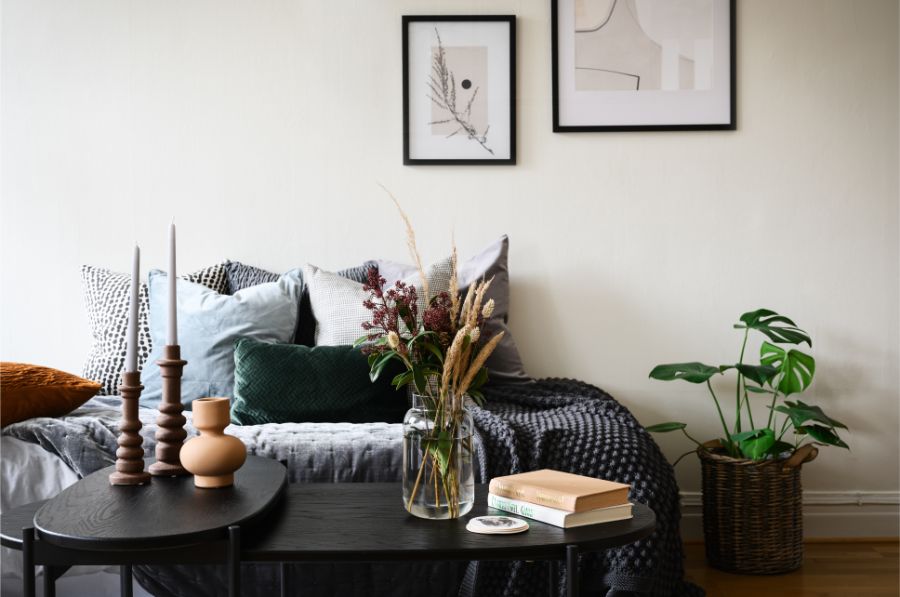 Masuta de cafea rotunda SKYE 89CM