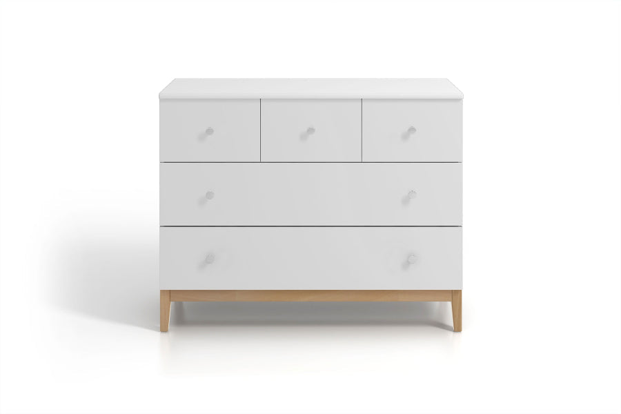 LIVIA 3 + 2 Wooden Chest Drawer