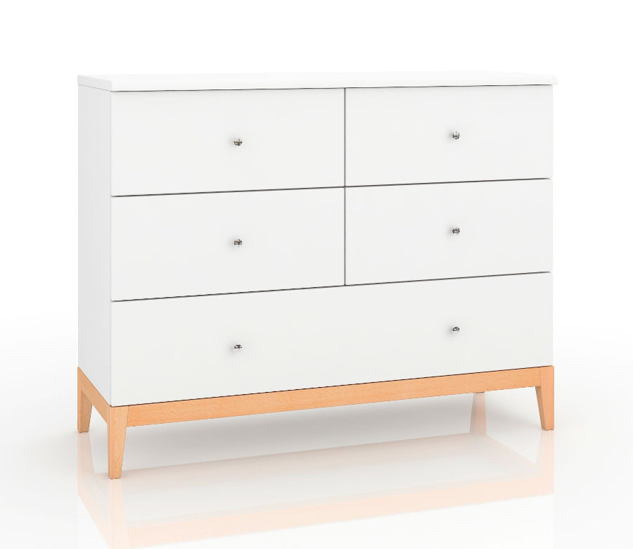 LIVIA 2 + 2 + 1 Wooden Chest Drawer