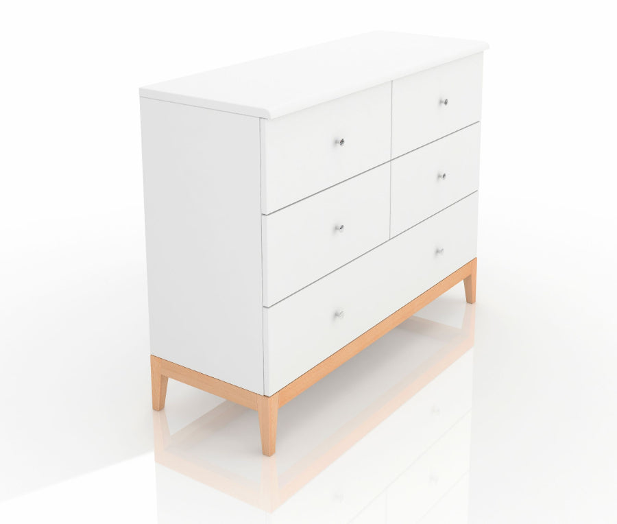 LIVIA 2 + 2 + 1 Wooden Chest Drawer