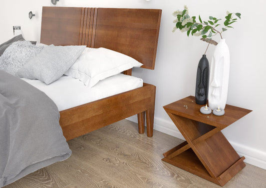 JAROCIN Beech Bedside Cabinet