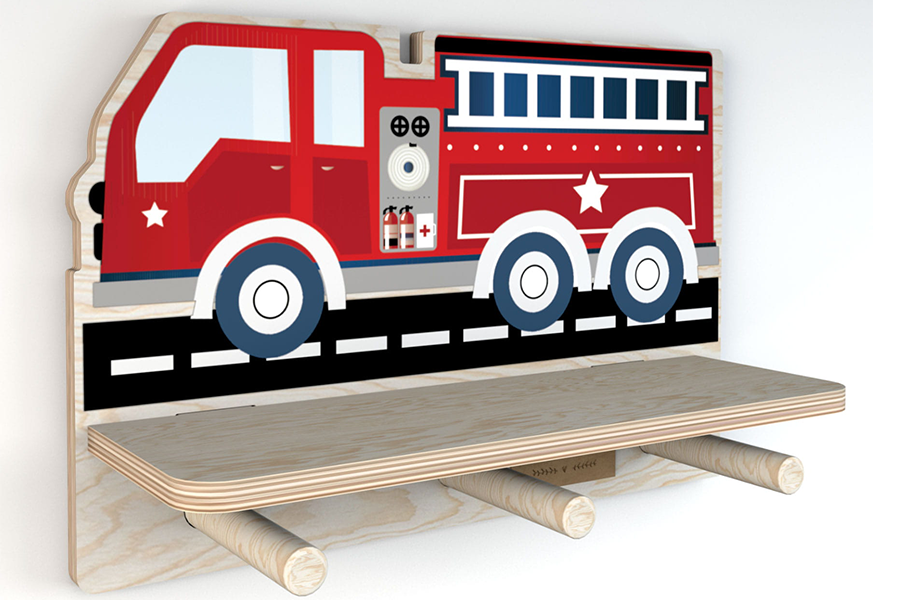 FIRETRUCK Mini Shelf