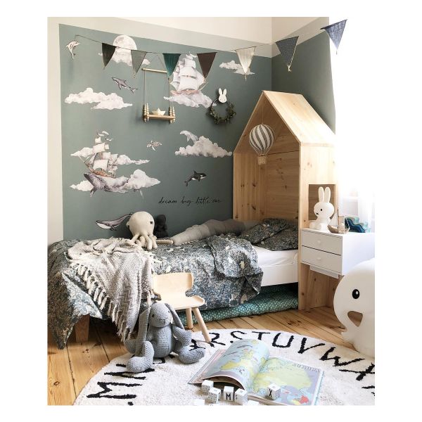 BY THE SEA Wallsticker 132X115CM