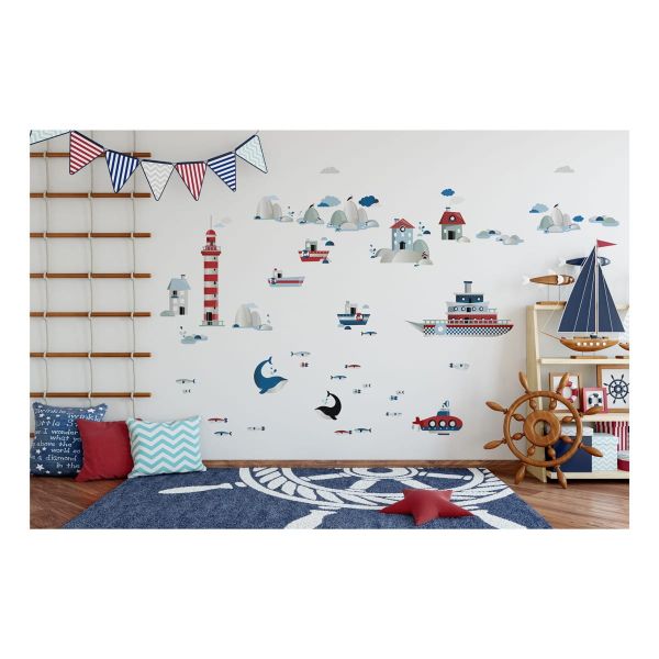 Autocolant de perete LIFE BY THE SEA