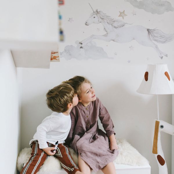 Autocolant de perete UNICORN în cer