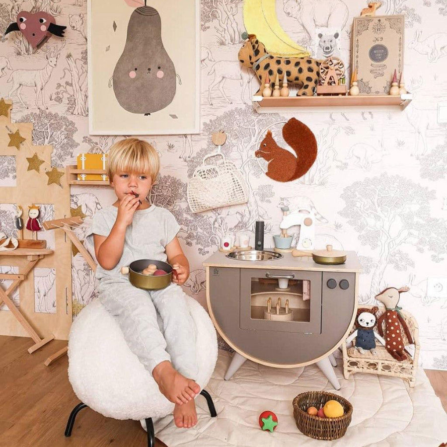 ANIMALS On White Wallpaper