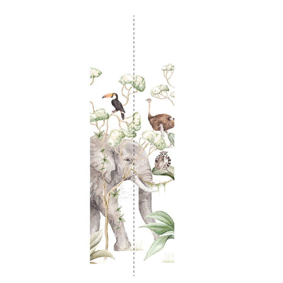 SAVANNA Adventure Set Wallpaper 100cm wide
