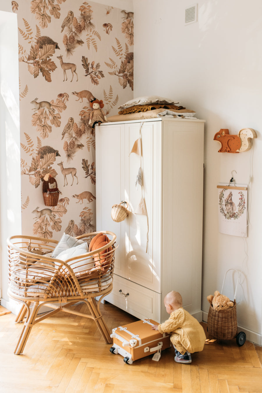 AUTUMN Forest With Animals Wallpaper