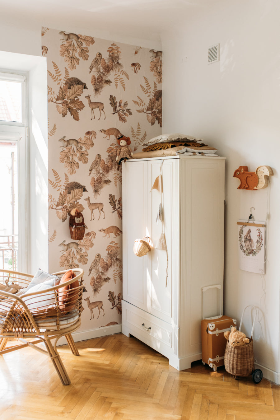 AUTUMN Forest With Animals Wallpaper