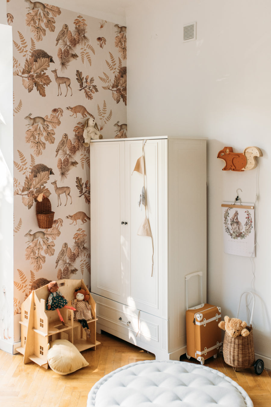 AUTUMN Forest With Animals Wallpaper