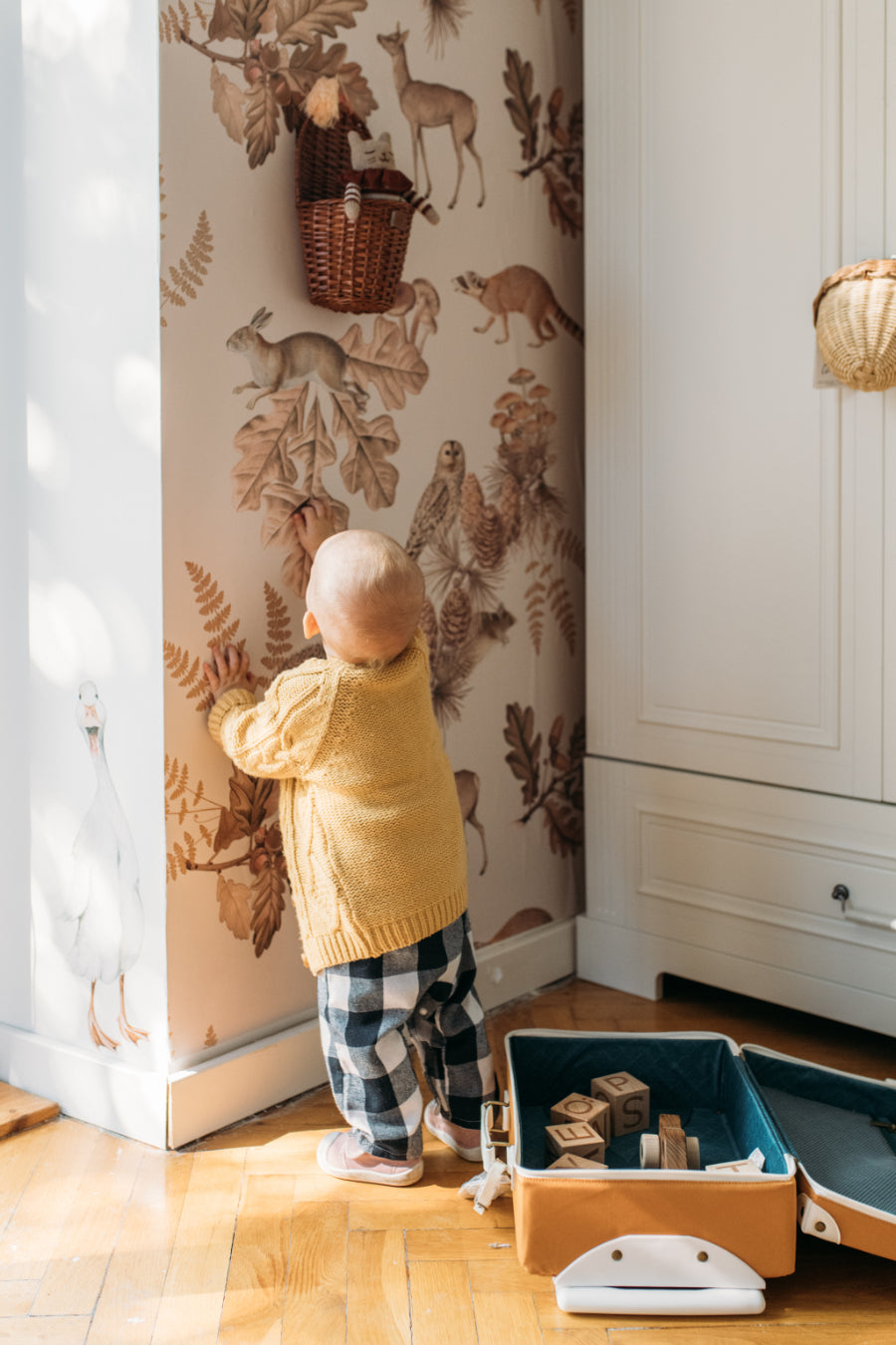 AUTUMN Forest With Animals Wallpaper