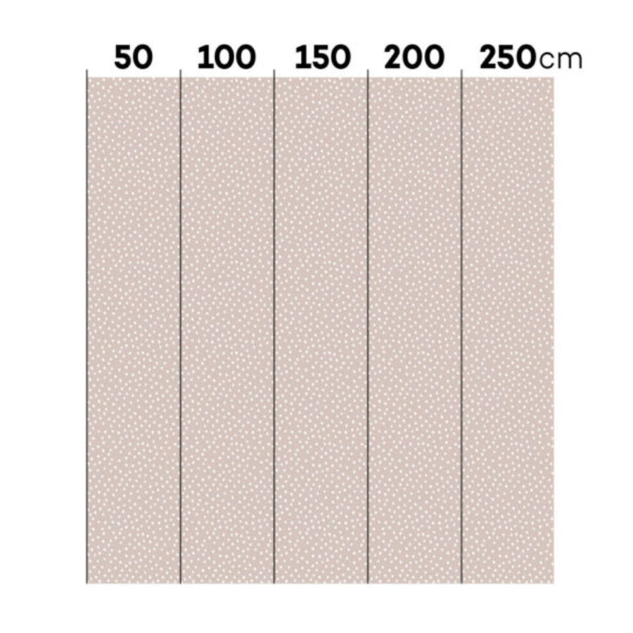 SIMPLE Irregular Dots on Powder Pink White Wallpaper