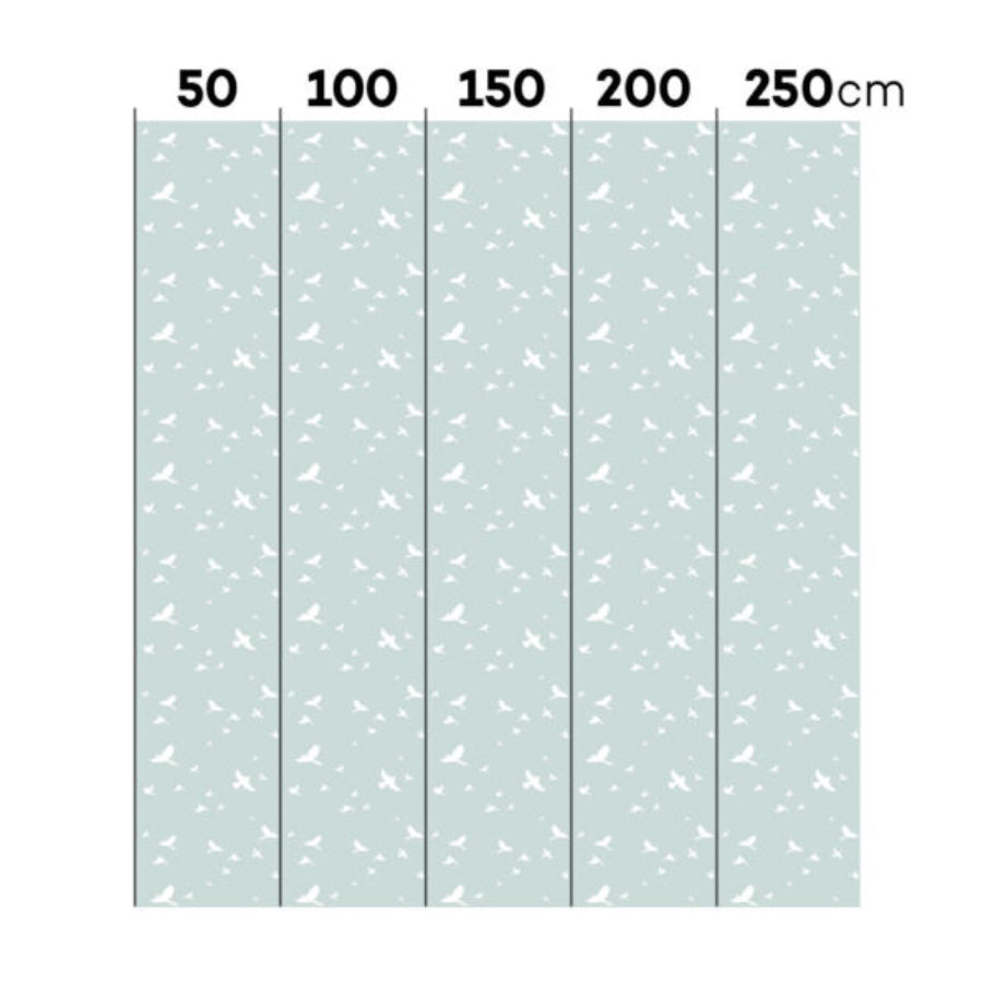 SIMPLE Birds on Light Blue Wallpaper
