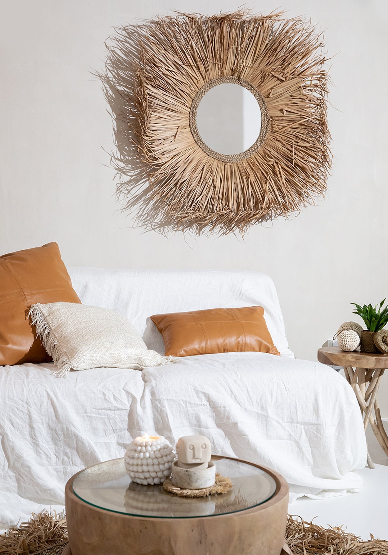 TULUM Tropical Side Table 35CM