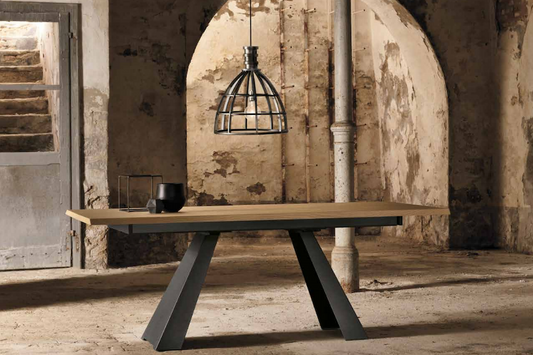 SILVER Masă de sufragerie extensibilă laterală