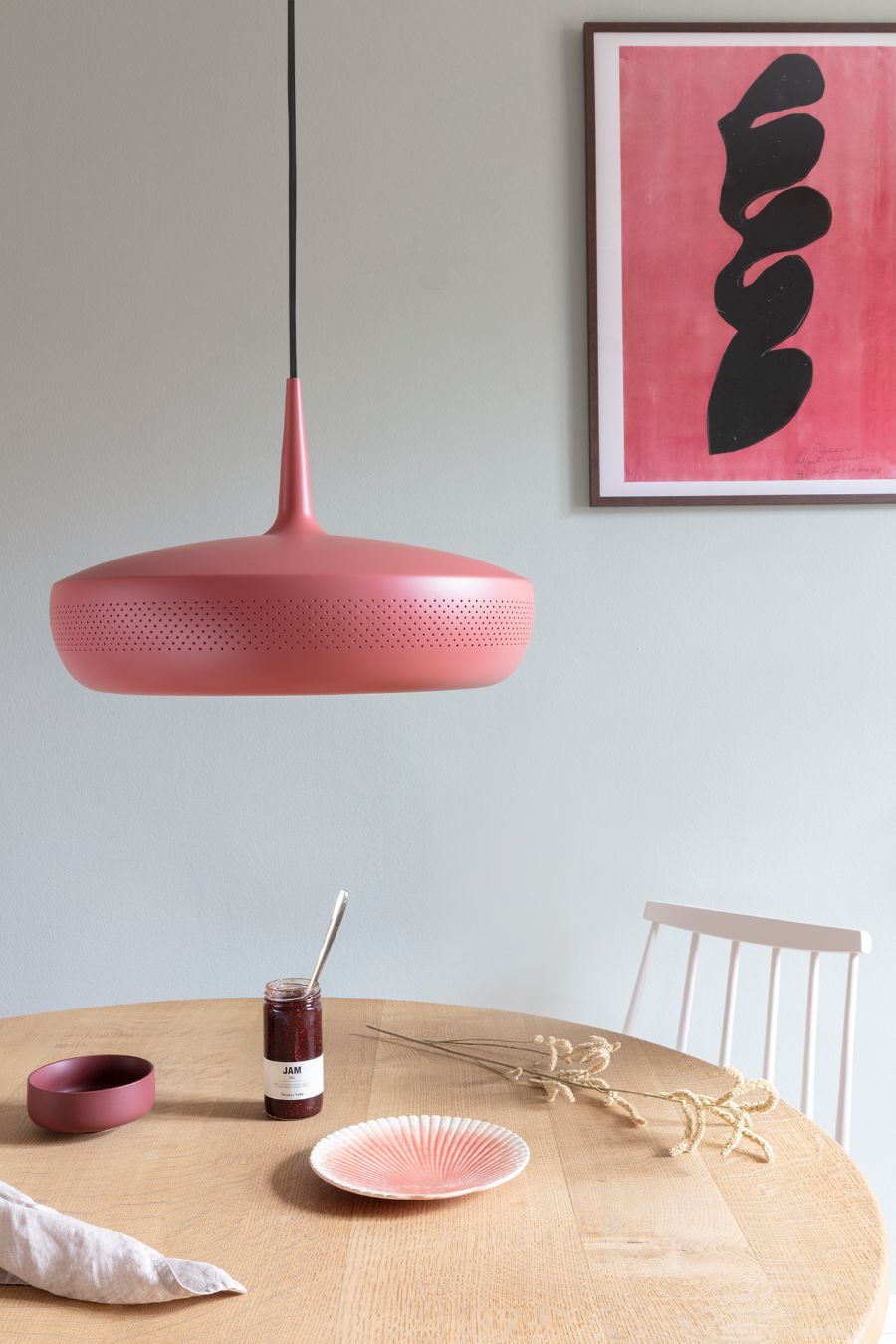CLAVA DINE Pendant, Red Earth