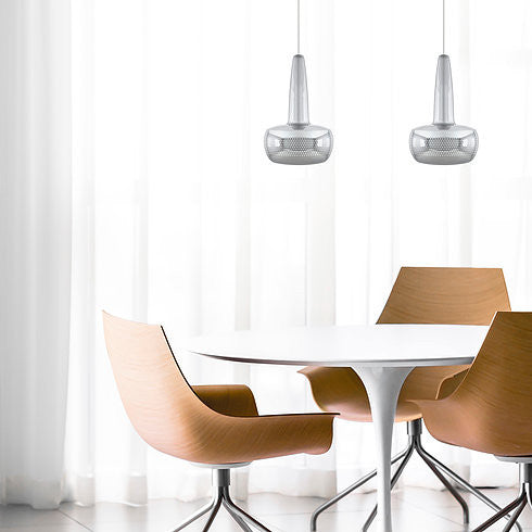 CLAVA Pendant, Polished Steel