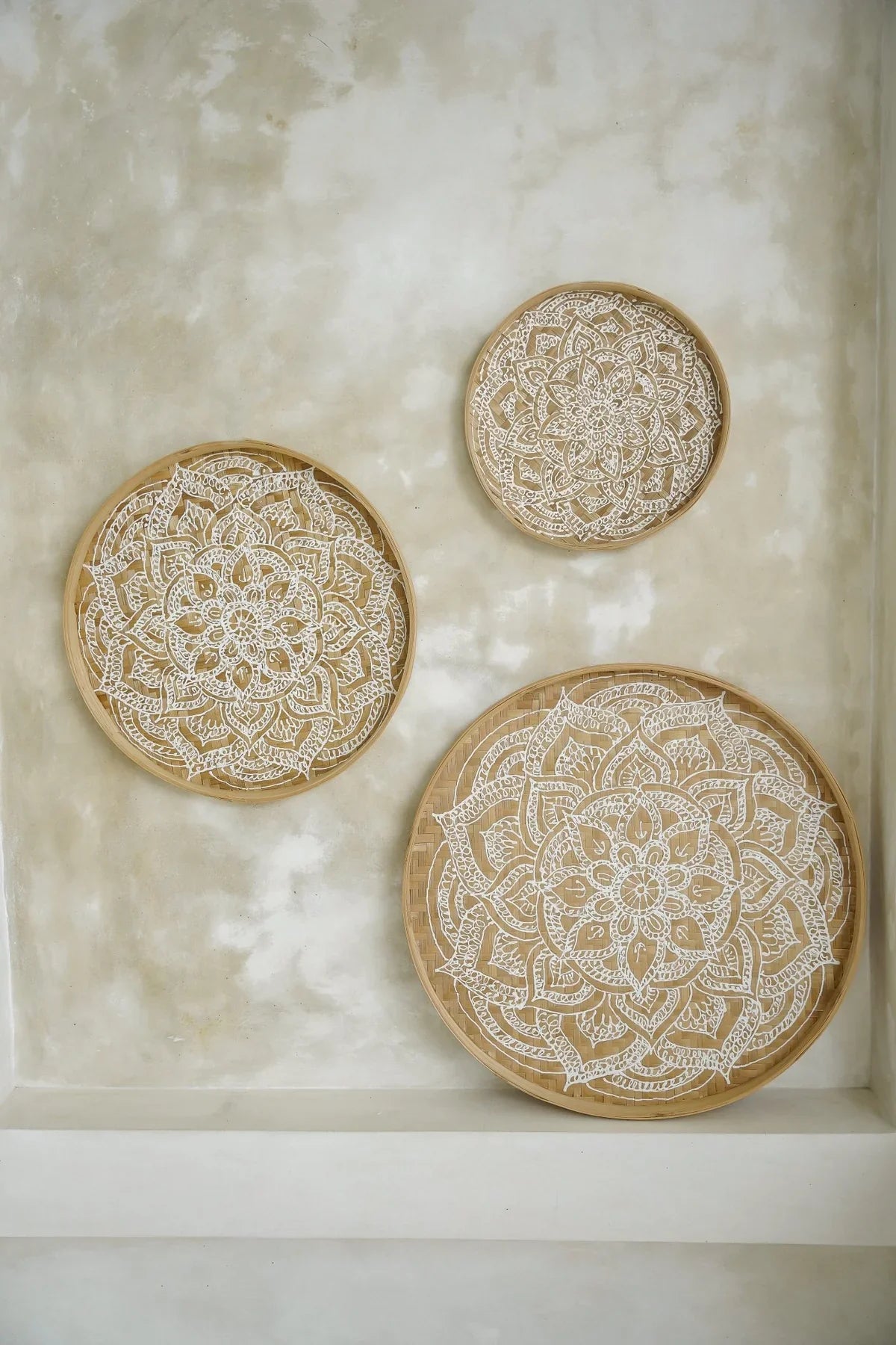 Coș de perete Mandala Henna 50CM