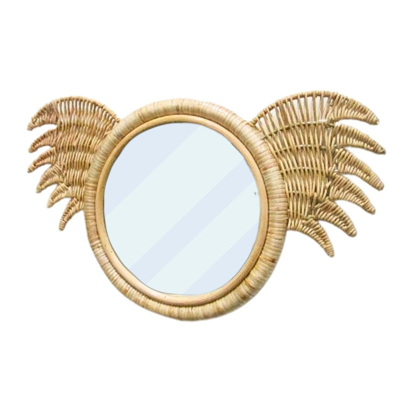 Rattan Koala Mirror