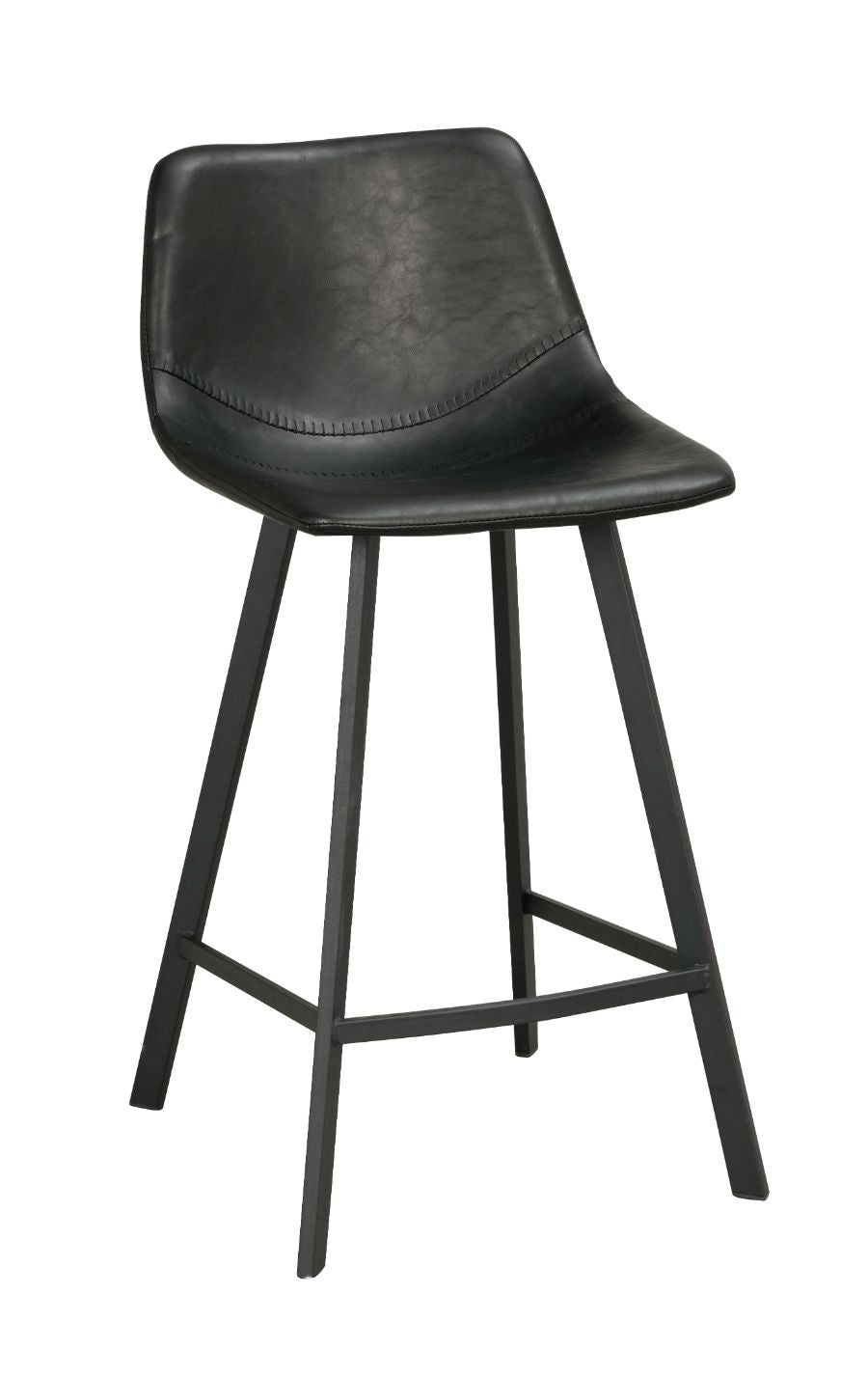 AUBURN Bar Black Chair Set of 2