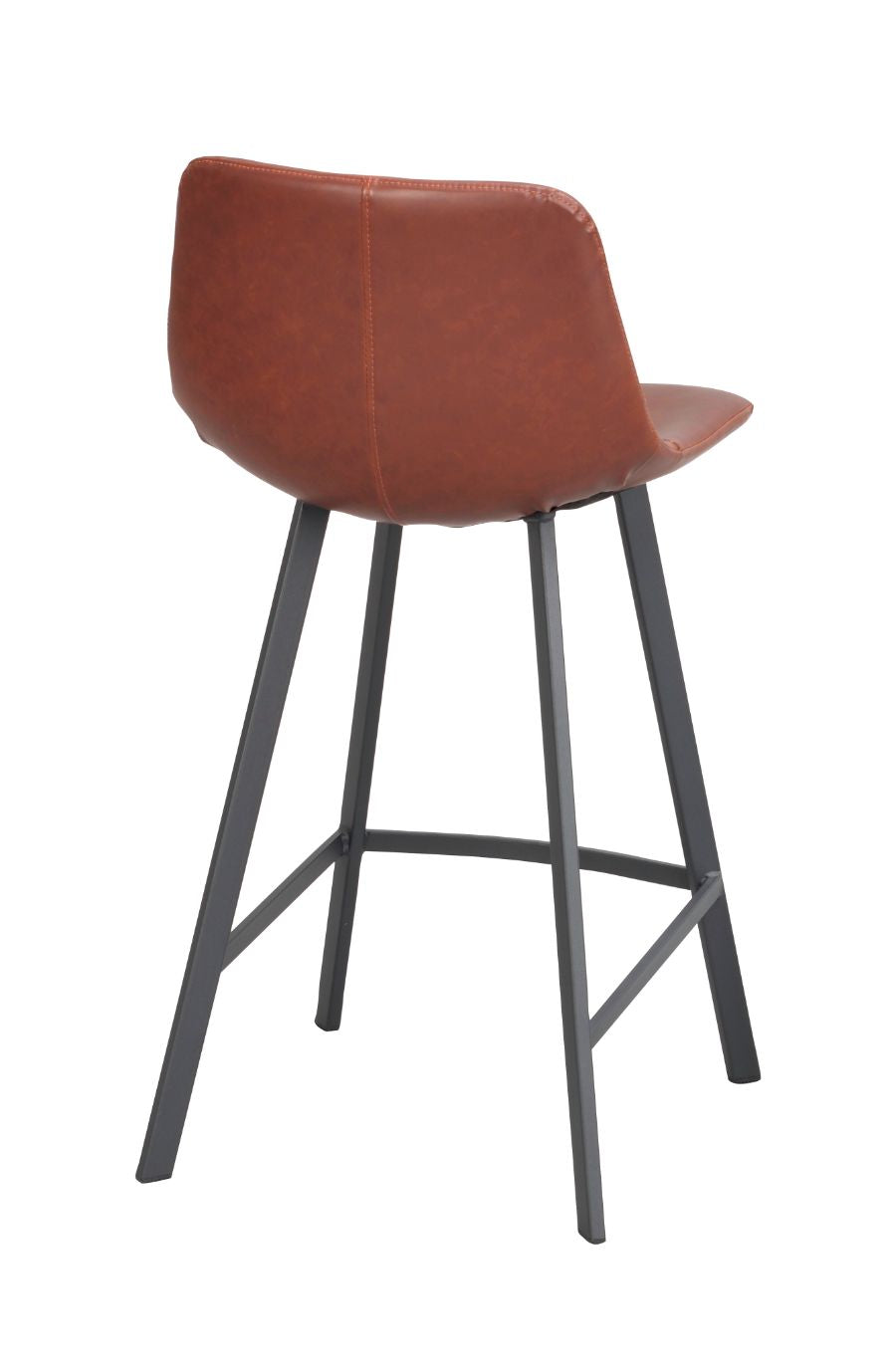 AUBURN Bar Cognac Chair Set of 2