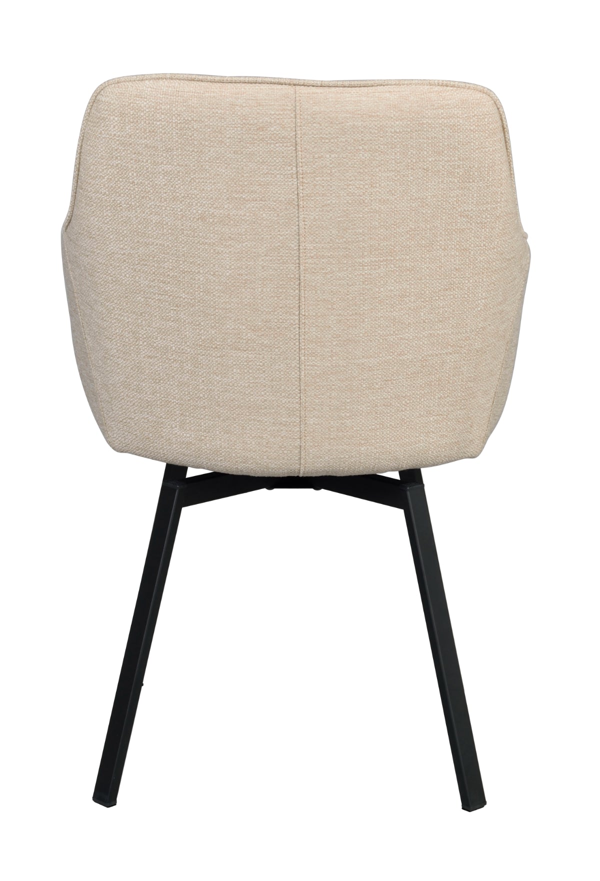 ALISON Swivel Light Beige Set of 2 Armchairs