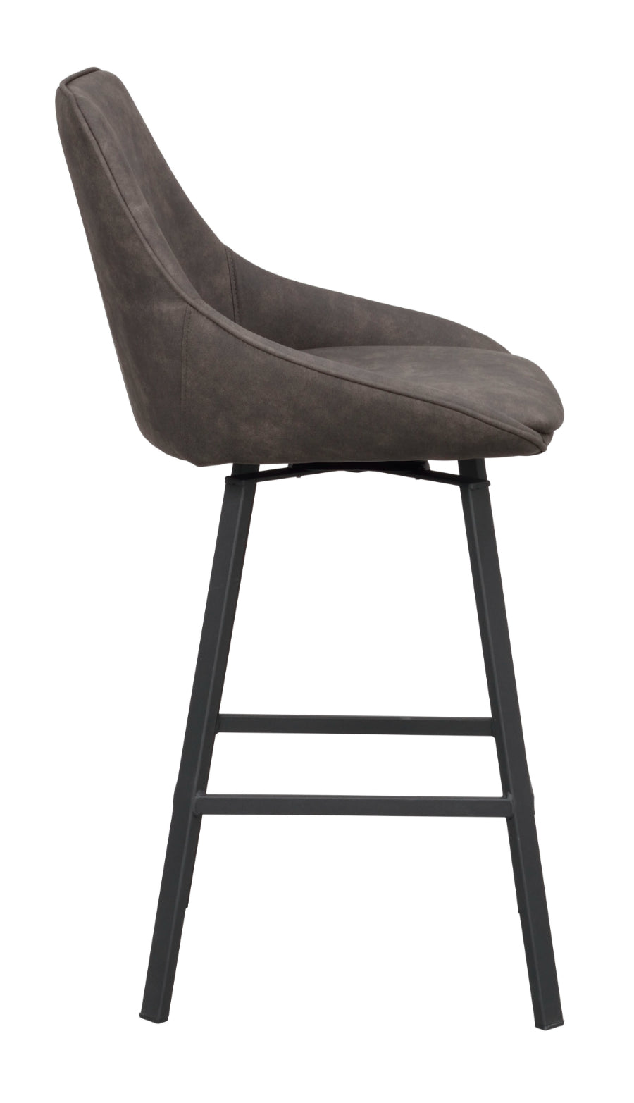 ALISON Bar Chair Grey, Swivel