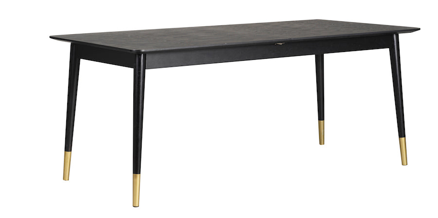 FENWOOD Black Extanding Table 180CM to 260CM, ROWICO- D40Studio