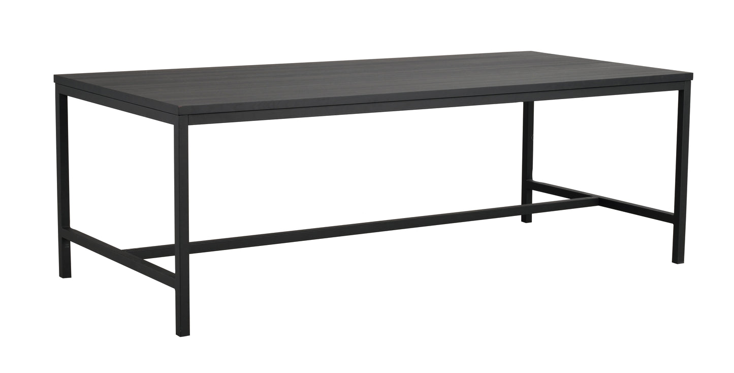 EVERETT Masa de Sufragerie Stejar Frasin Negru 180CM/280CM