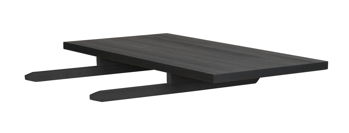 EVERETT Masa de Sufragerie Stejar Frasin Negru 180CM/280CM