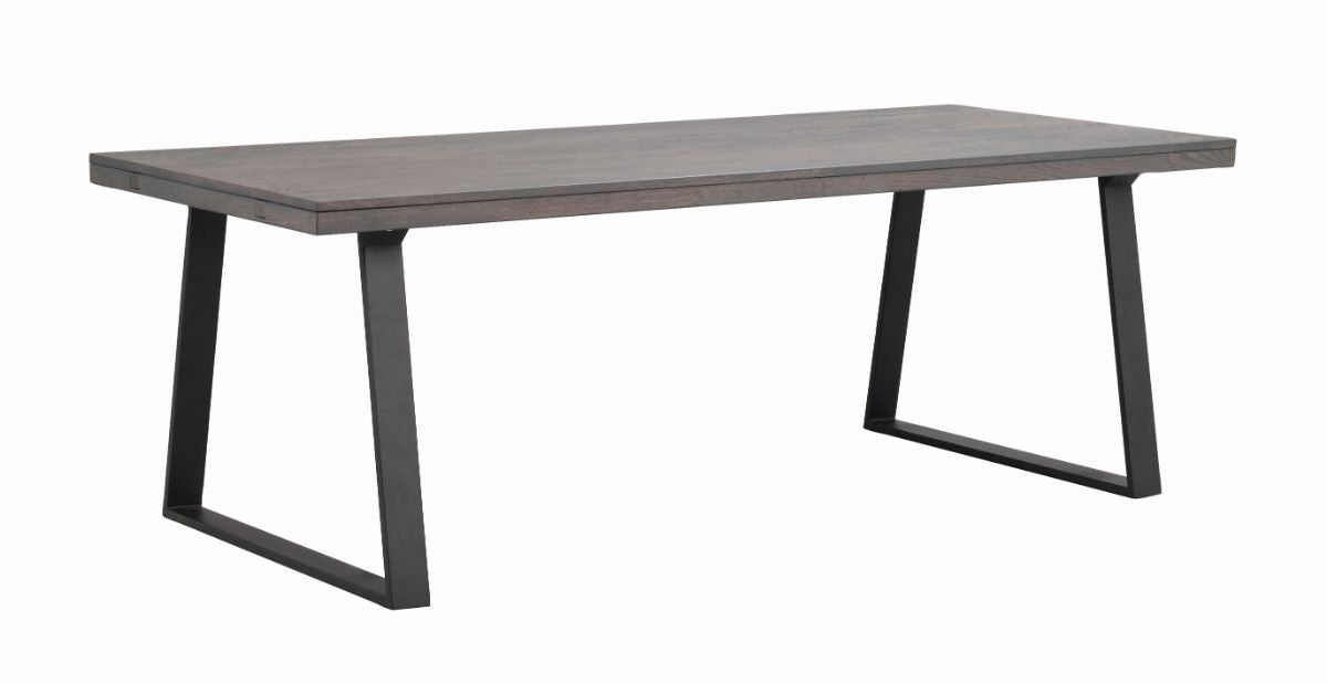 BROOKLYN U Legs Smoked OAK Dining Table 220/320CM