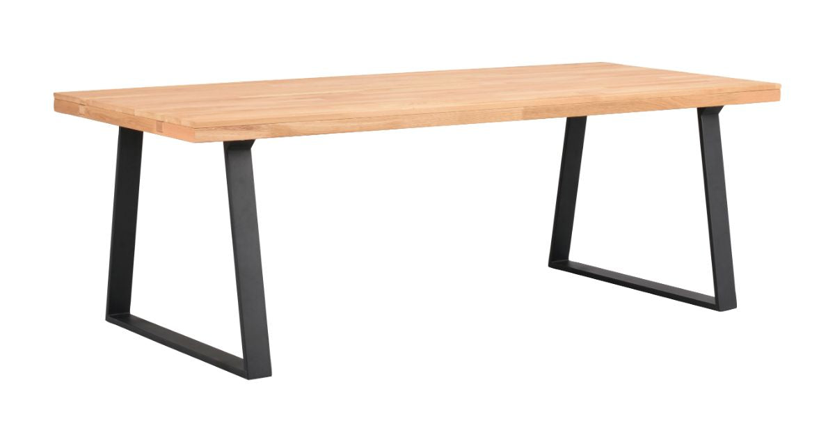 BROOKLYN U Legs Oak Dining Table 220/320CM