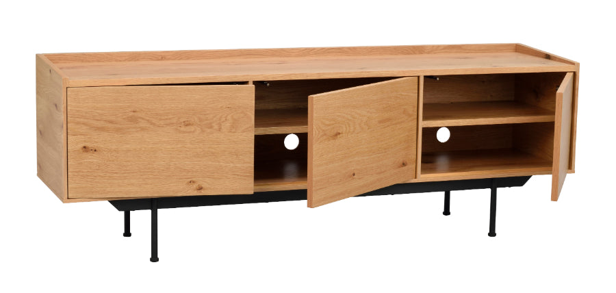 BREWERTON Oak TV Unit 160CM