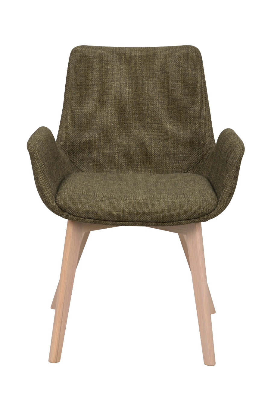 DRIMSDALE Green Set of 2 Armchairs