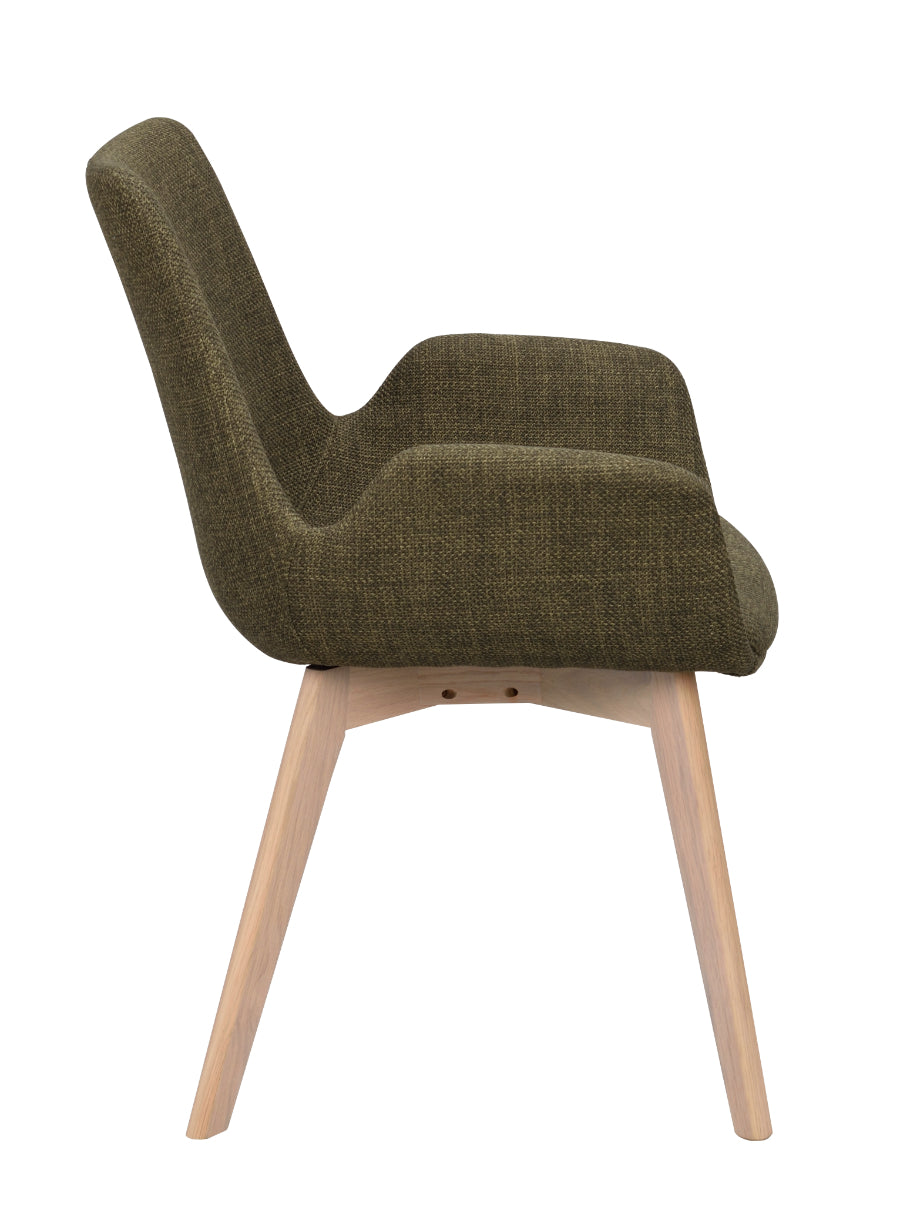 DRIMSDALE Green Set of 2 Armchairs