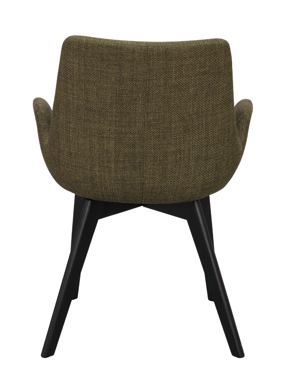 DRIMSDALE Green Set of 2 Armchairs