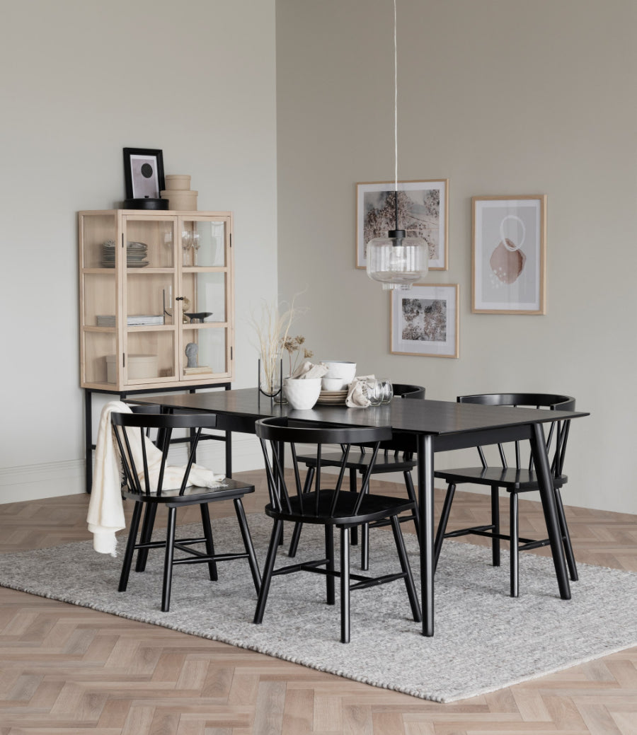 LOTTA Black Dining Table 180 CM