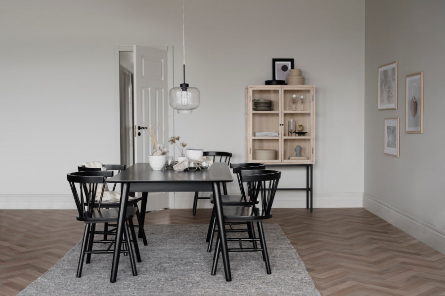 LOTTA Black Dining Table 180 CM