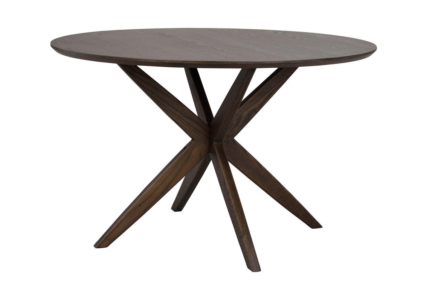 CALVERTON Round Brown Table Ø120 CM