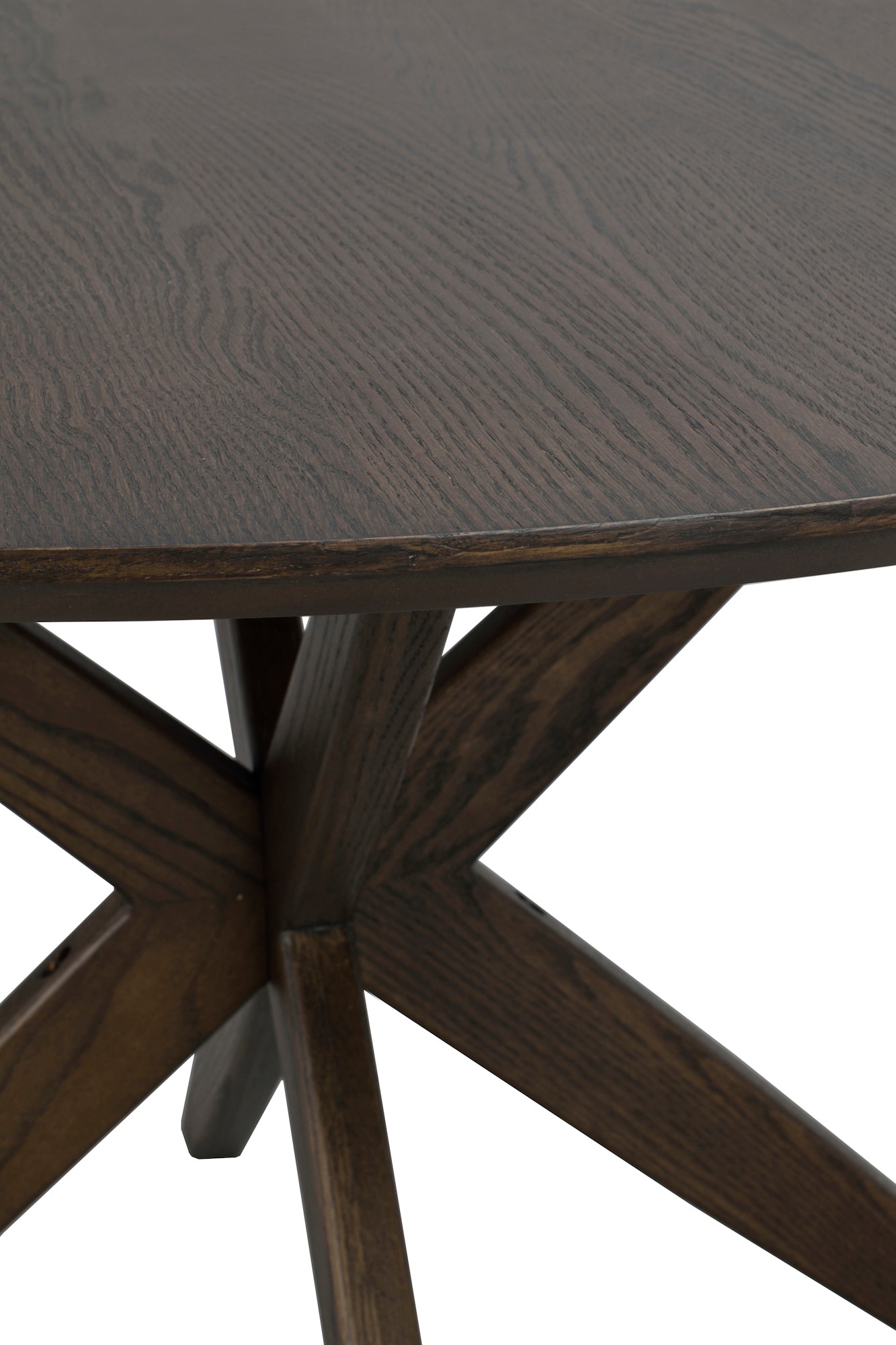 CALVERTON Round Black Table Ø120 CM