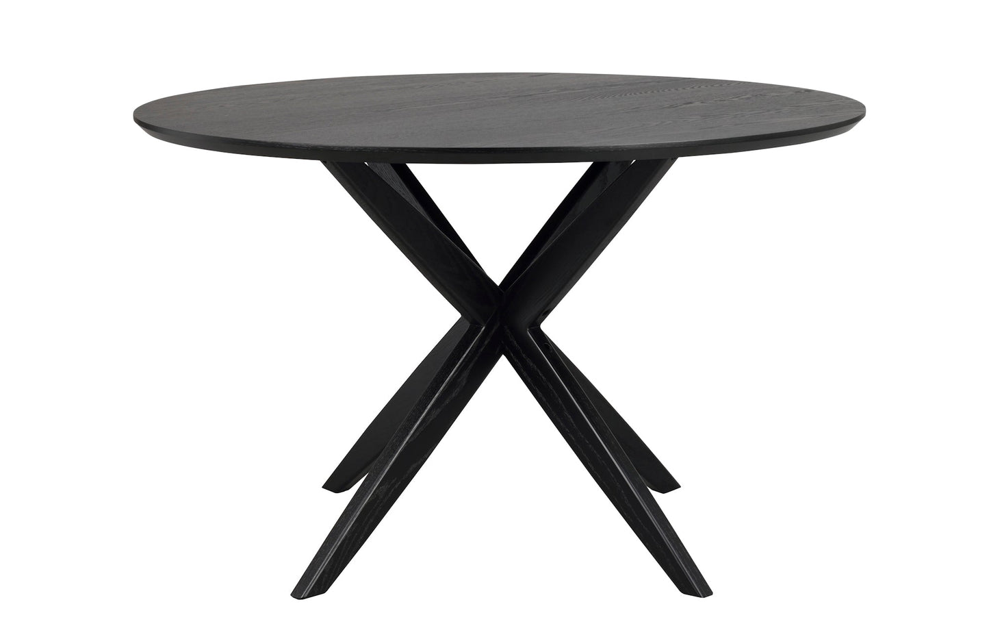 CALVERTON Round Black Table Ø120 CM